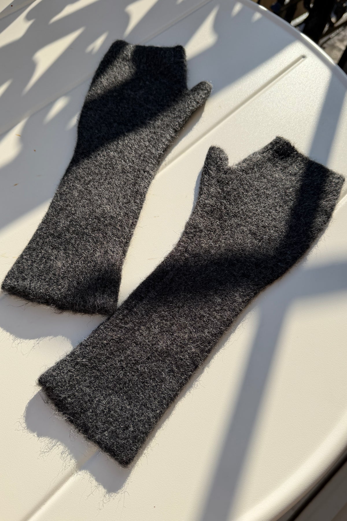 Mitaines Alexia gris anthracite