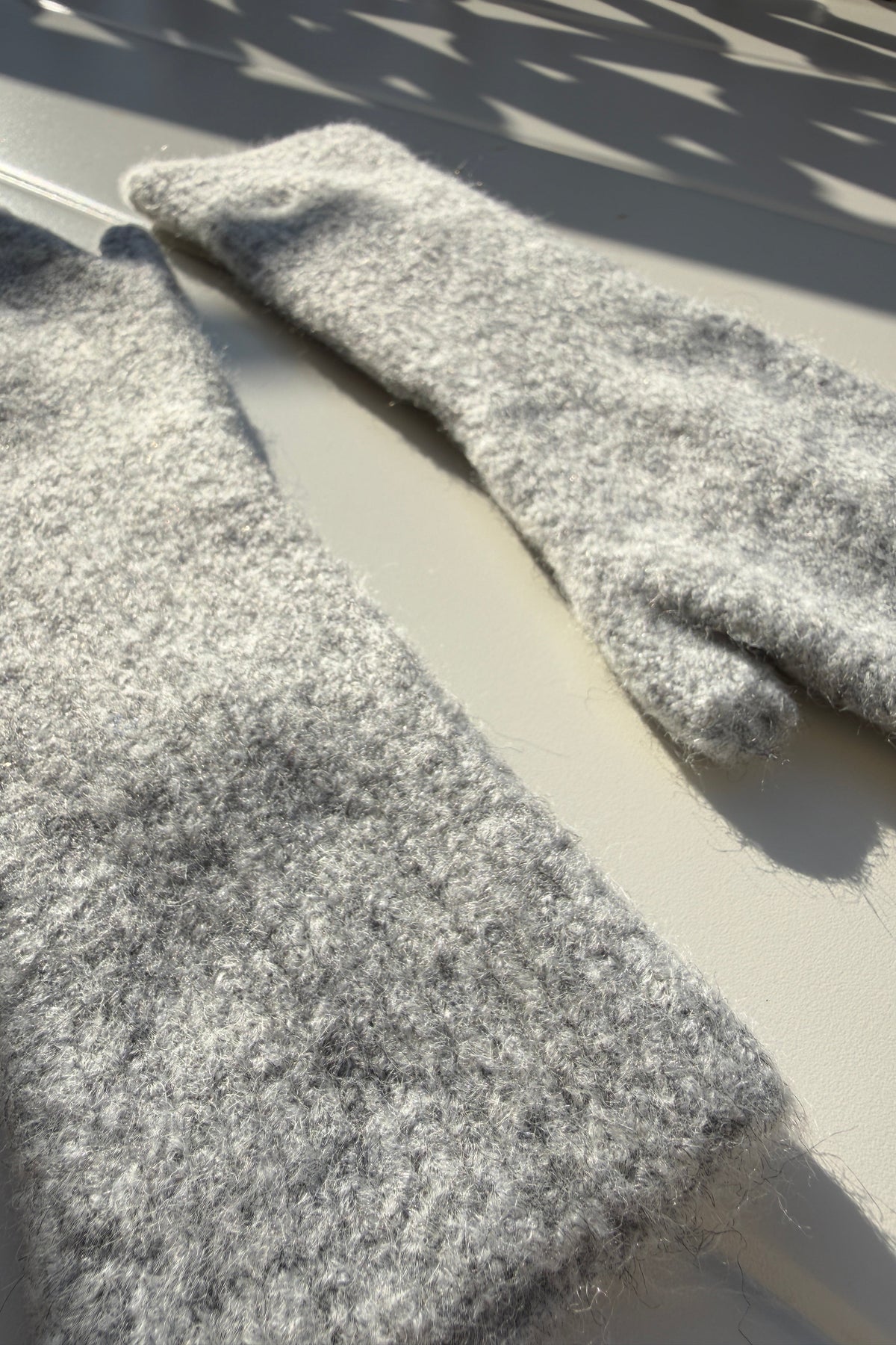 Mitaines Alexia gris chiné