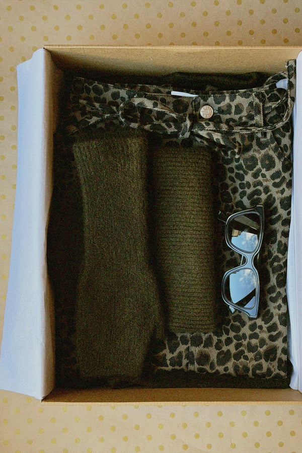 Coffret kaki & léopard