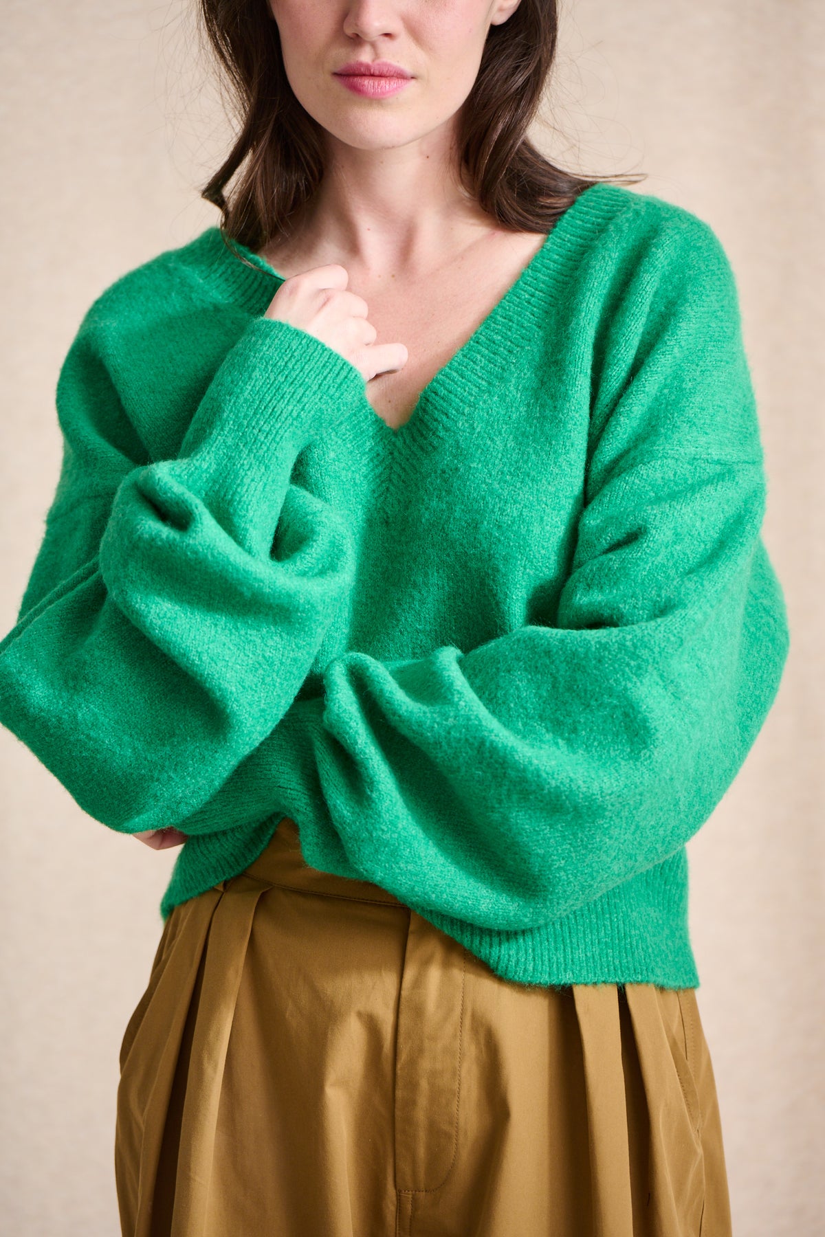 Pull Maggy vert