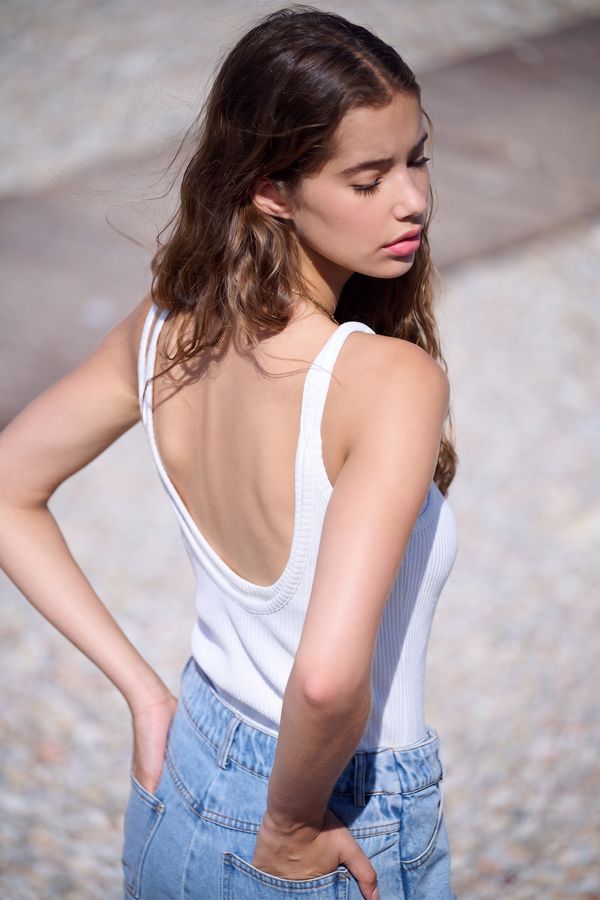 White Tana Tank Top