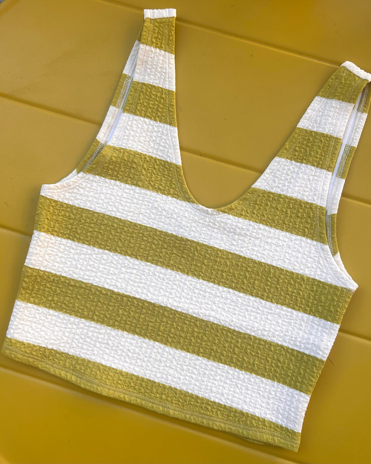 Yellow Stripes Tomette Top
