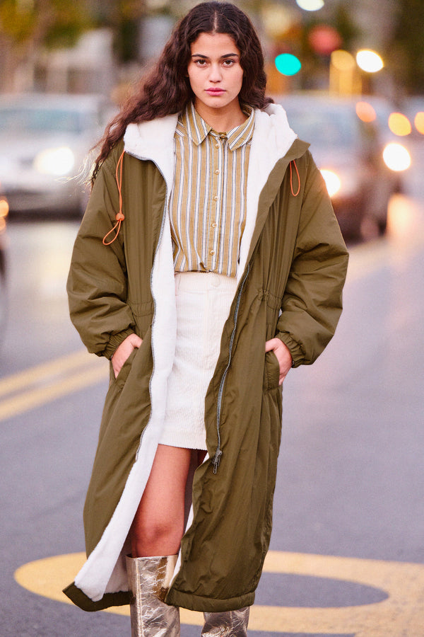 Parka Gilen vert kaki