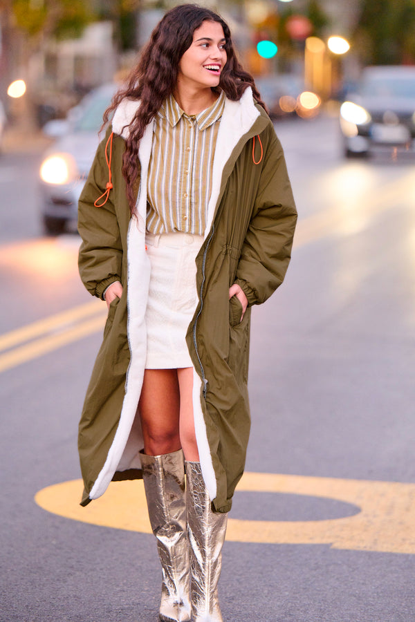 Parka Gilen vert kaki