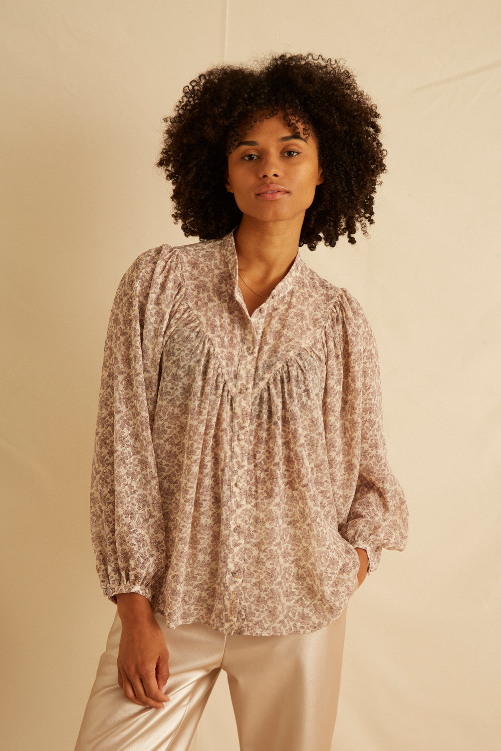 Bao IMP LILAS LUREX ECRU