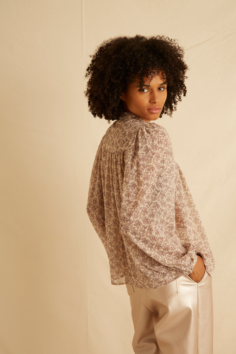 Bao IMP LILAS LUREX ECRU